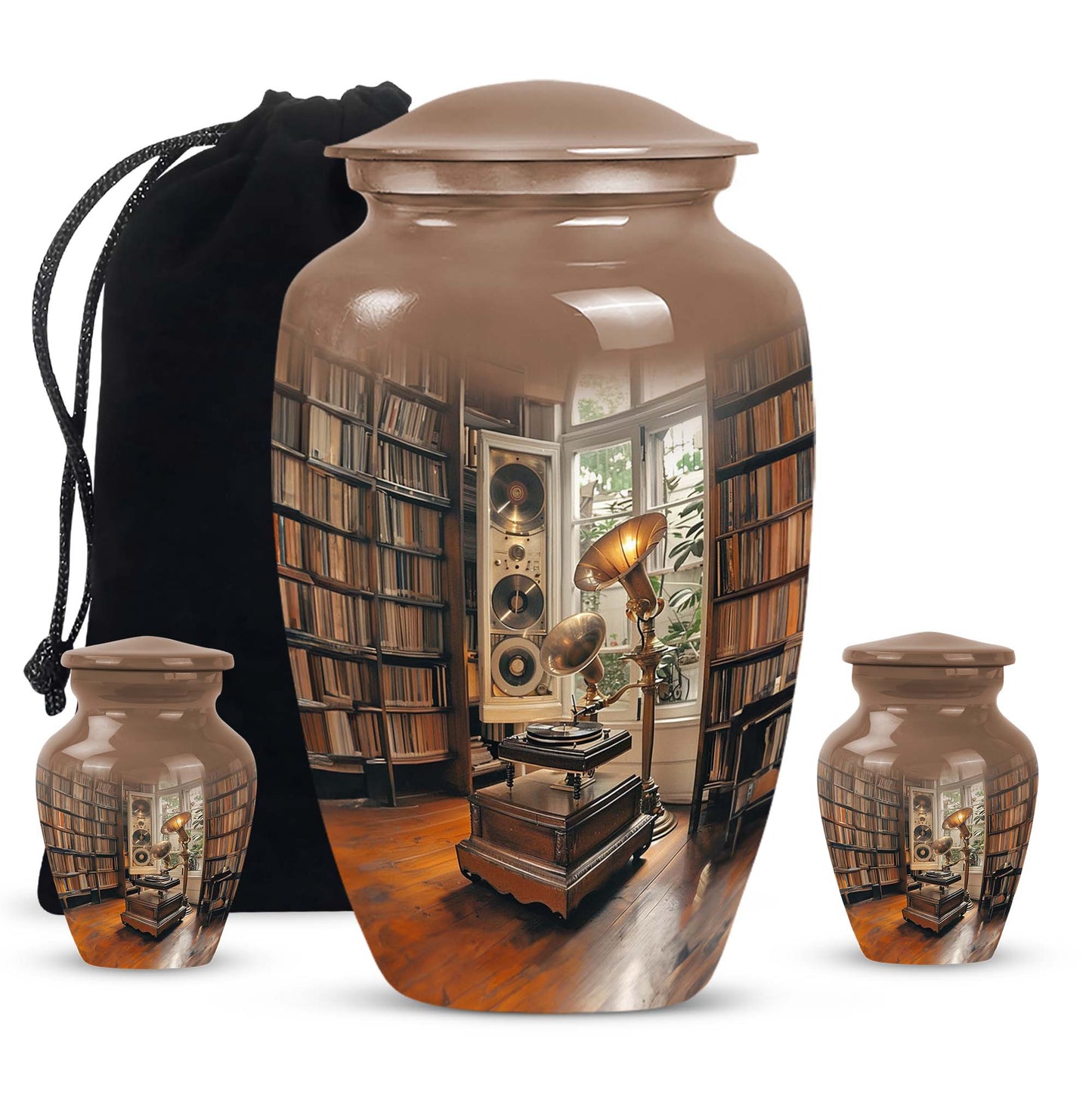  Gramophone Urn for adult cremation ashes