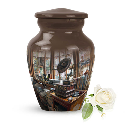 Gramophone Urn for cremation