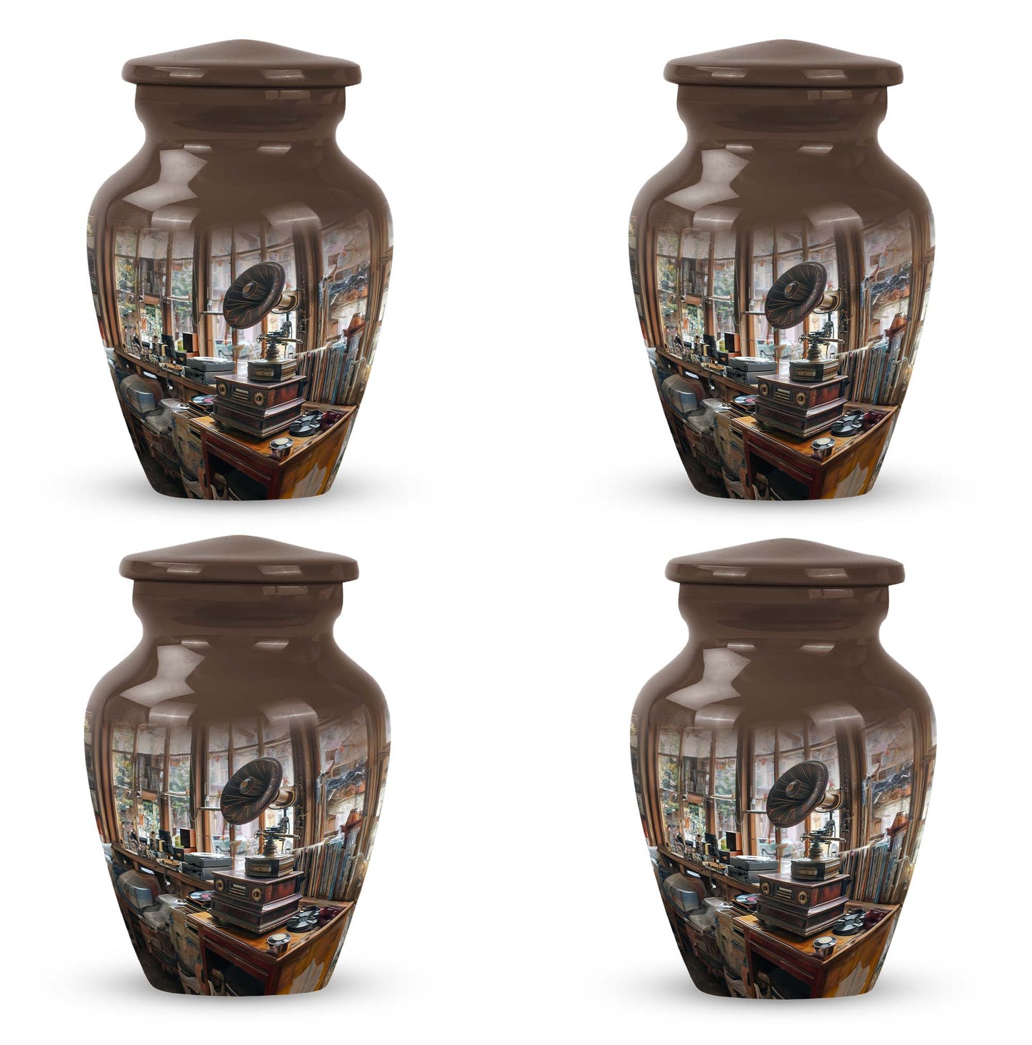 Gramophone Urn for cremation