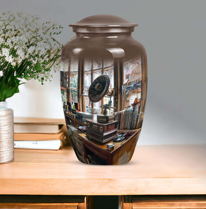 Gramophone Urn for cremation