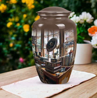 Gramophone Urn for cremation