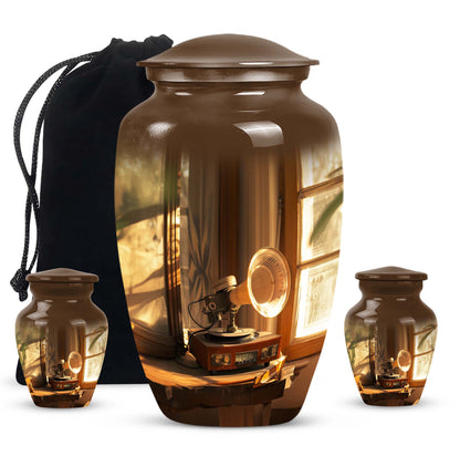 Personalized Bear Cremation Urn for Adult - 10-inch, 200 cu in - Yatskia