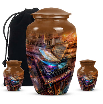 Large Urn with 2 Mini Urn