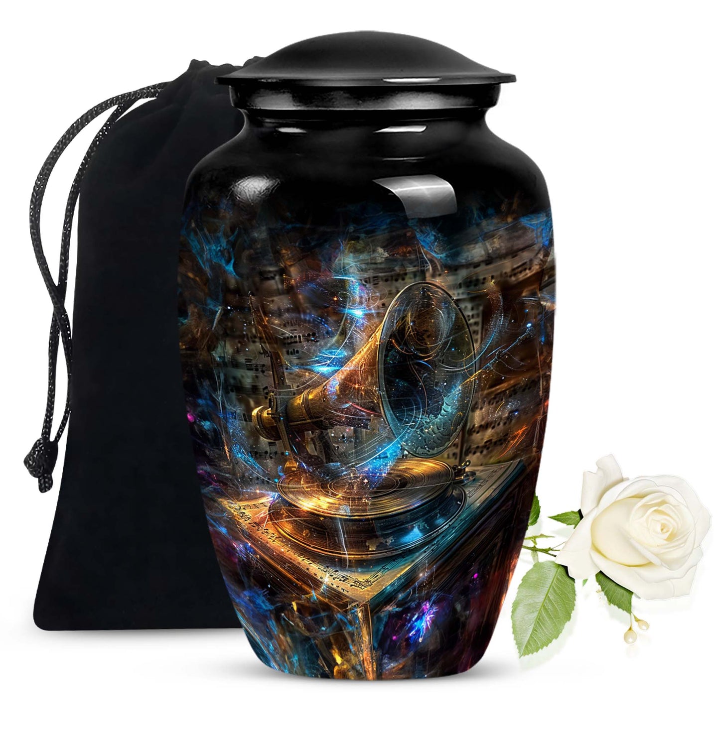  Gramophone Urn made of for cremation ashes