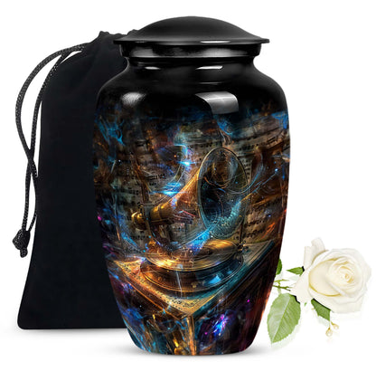  Gramophone Urn made of for cremation ashes