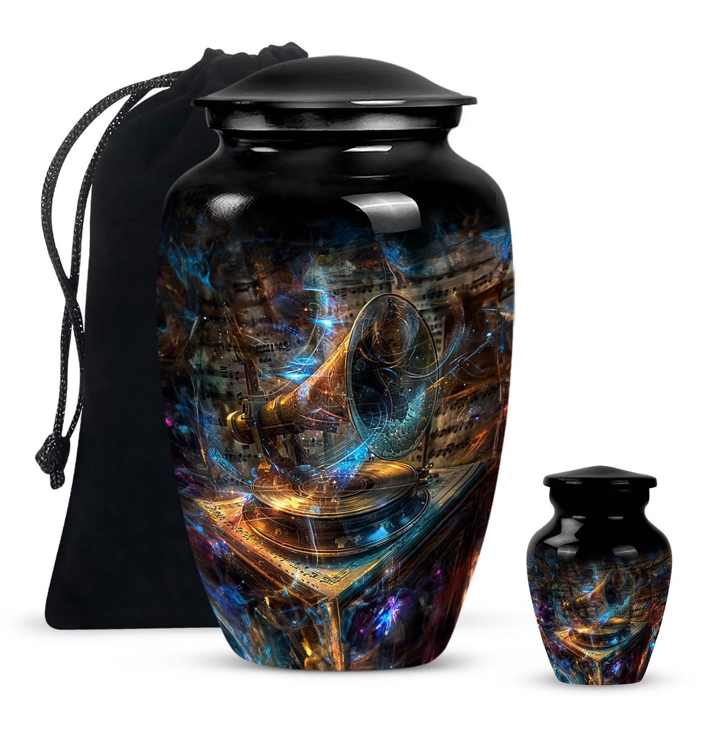  Gramophone Urn made of for cremation ashes