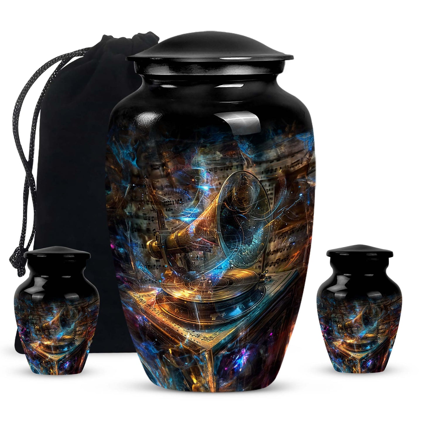  Gramophone Urn made of for cremation ashes