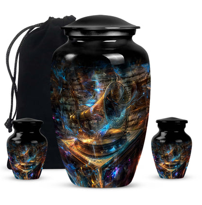  Gramophone Urn made of for cremation ashes