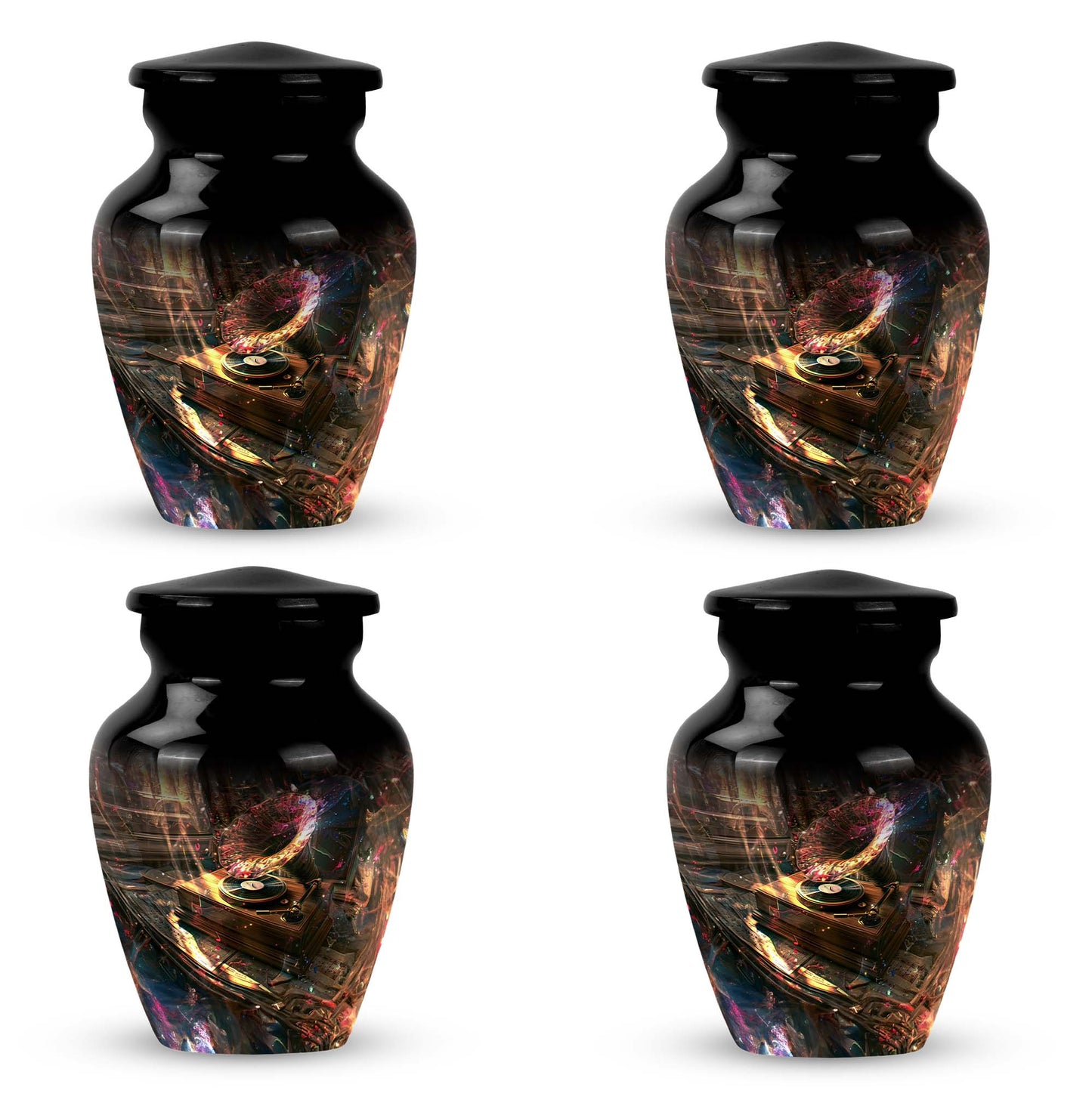 Gramophone Design Burial Urn for Human Ashes