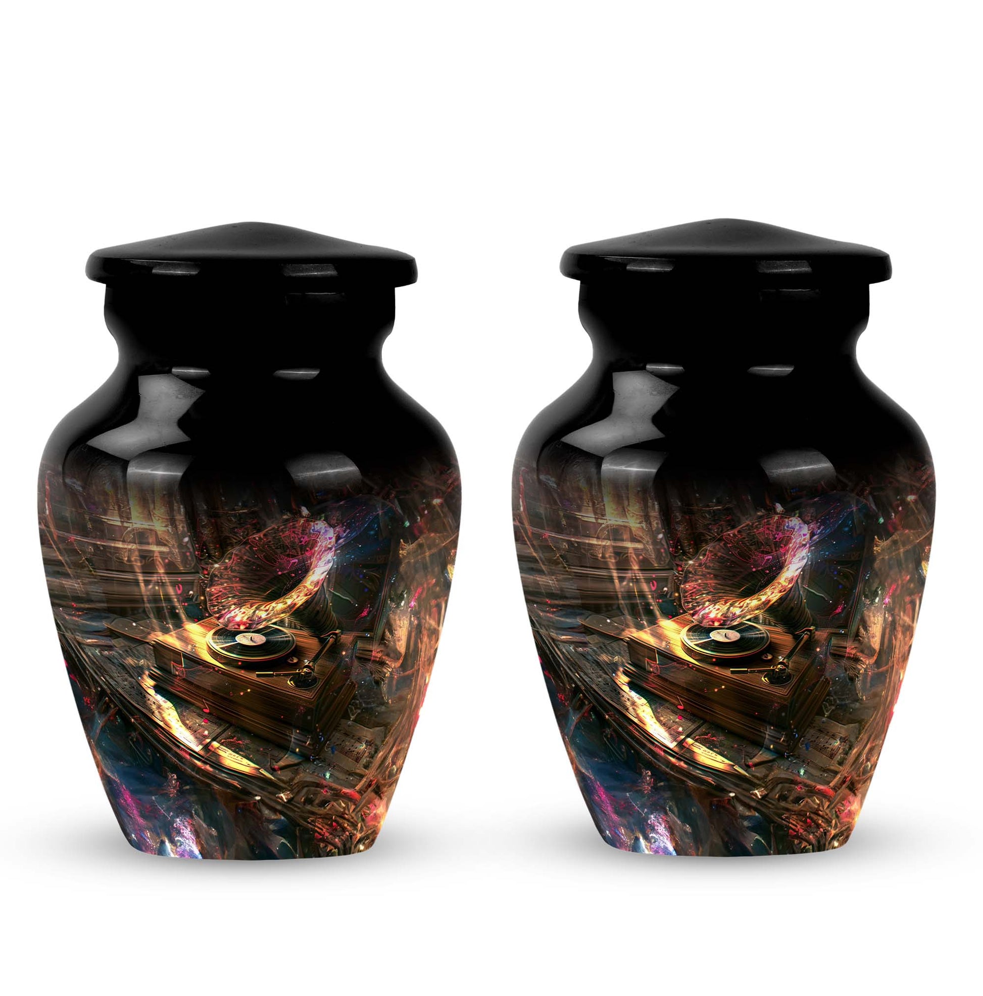 Gramophone Design Burial Urn for Human Ashes