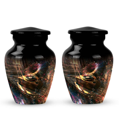 Gramophone Design Burial Urn for Human Ashes