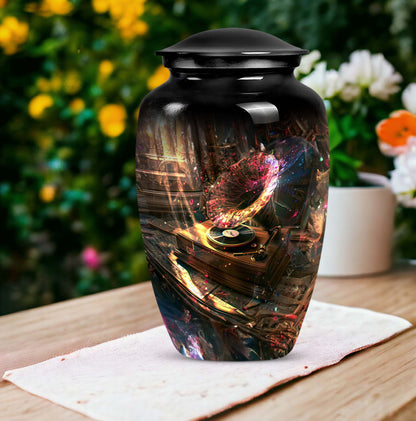Gramophone Design Burial Urn for Human Ashes