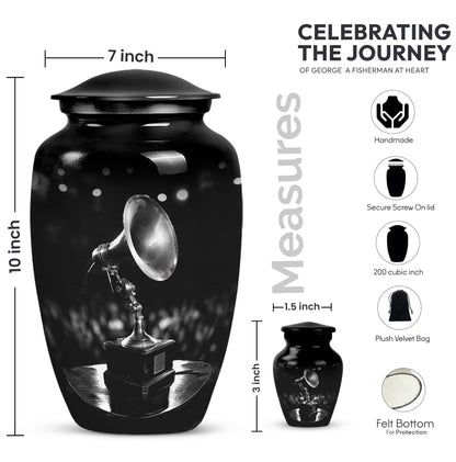 Gramophone Urn - Keepsake Urn