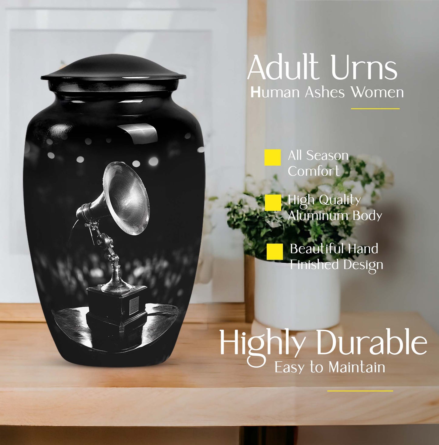 Gramophone Urn - Keepsake Urn