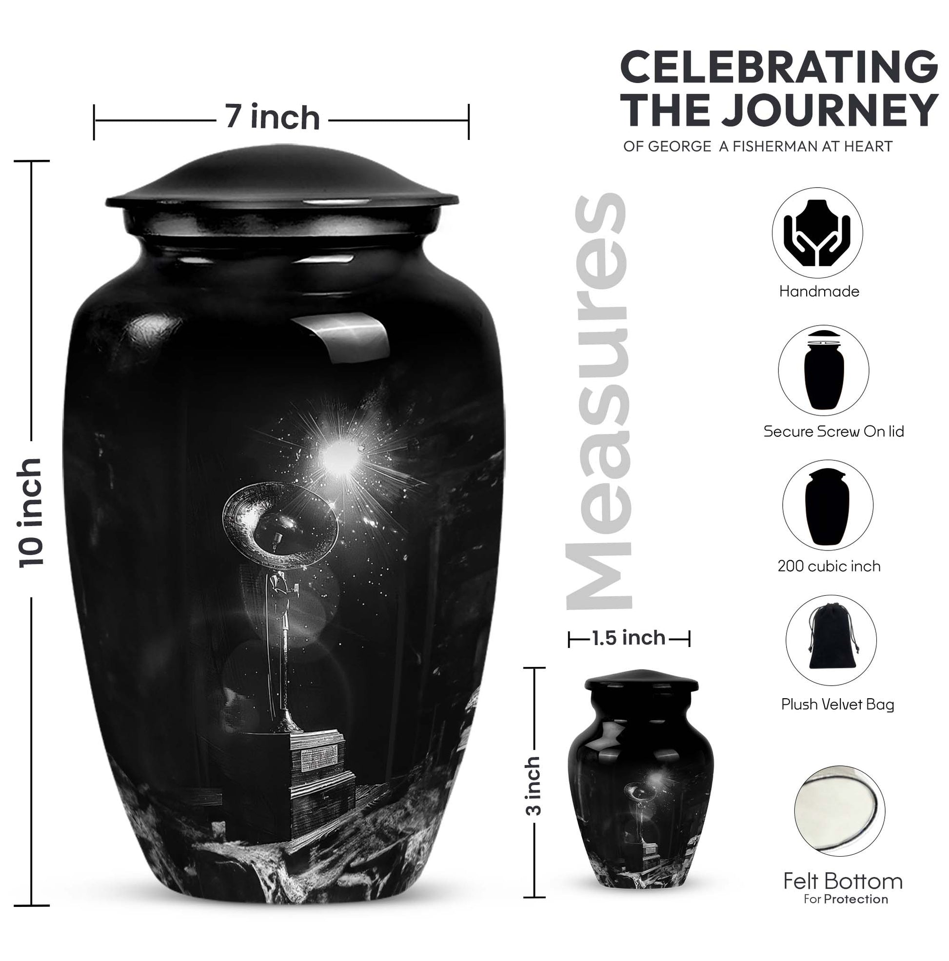 10-inch Gramophone Urn