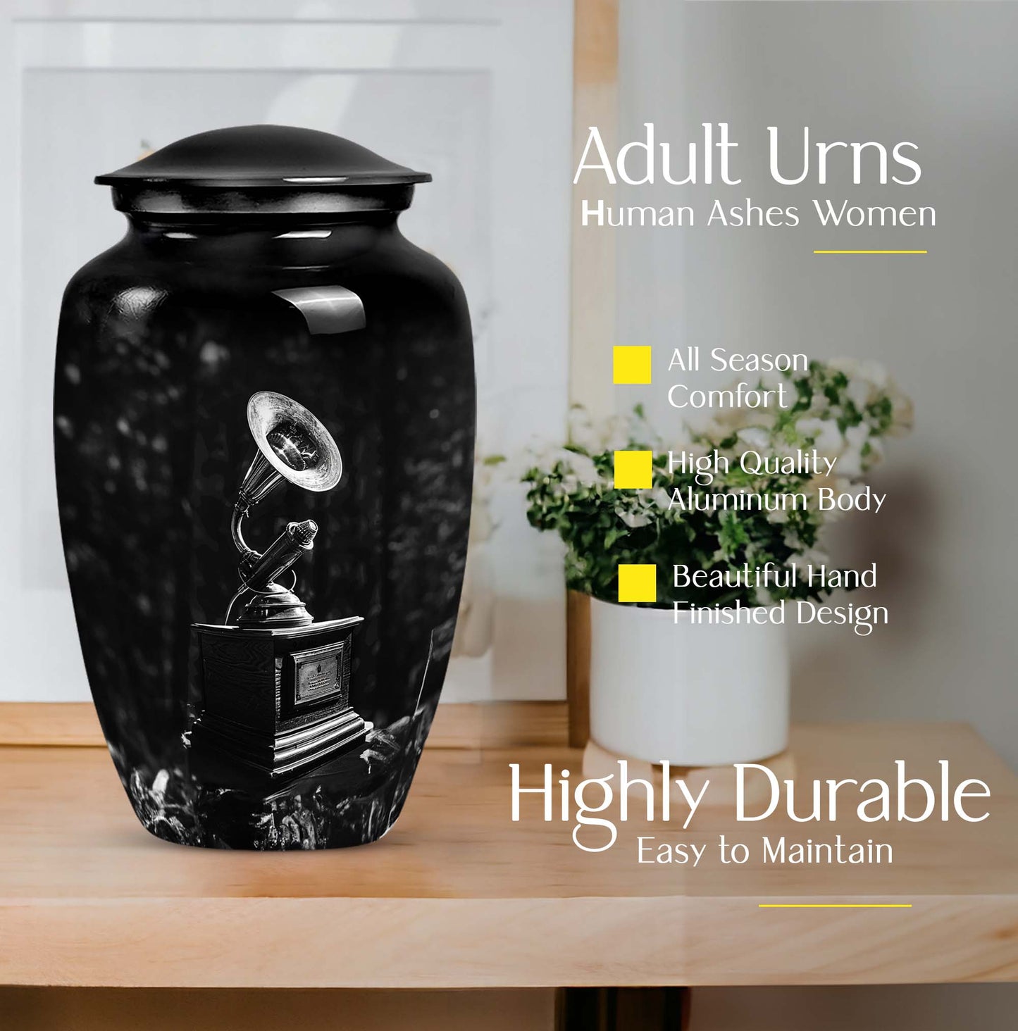 Gramophone Urn