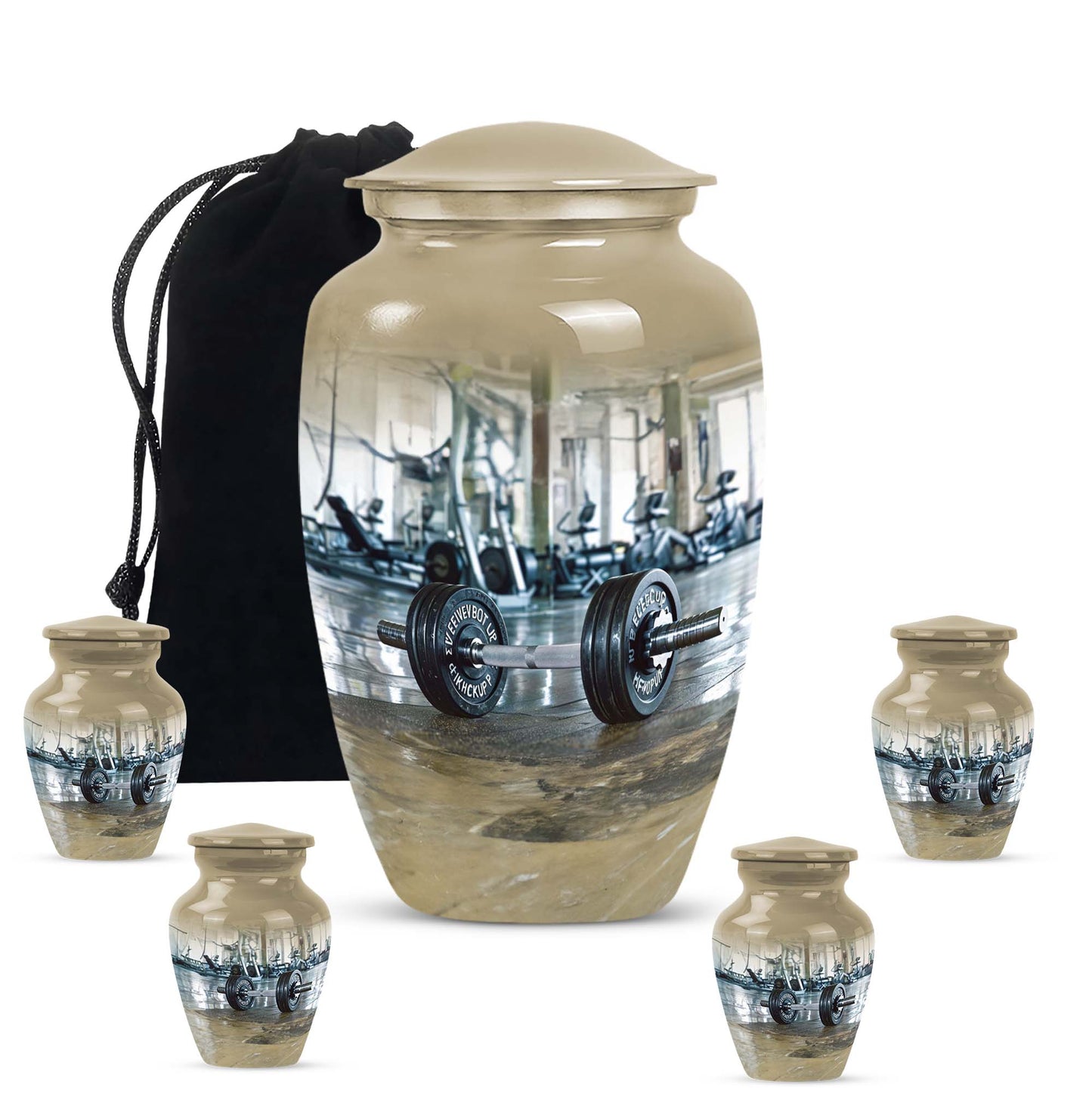 10-inch classic Dumbles urn for adult ashes, 