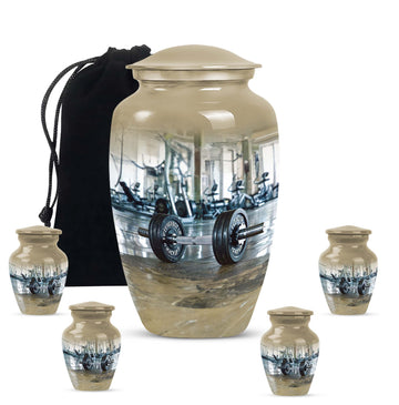 Large Urn with 4 Small Urn