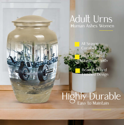 10-inch classic Dumbles urn for adult ashes, 