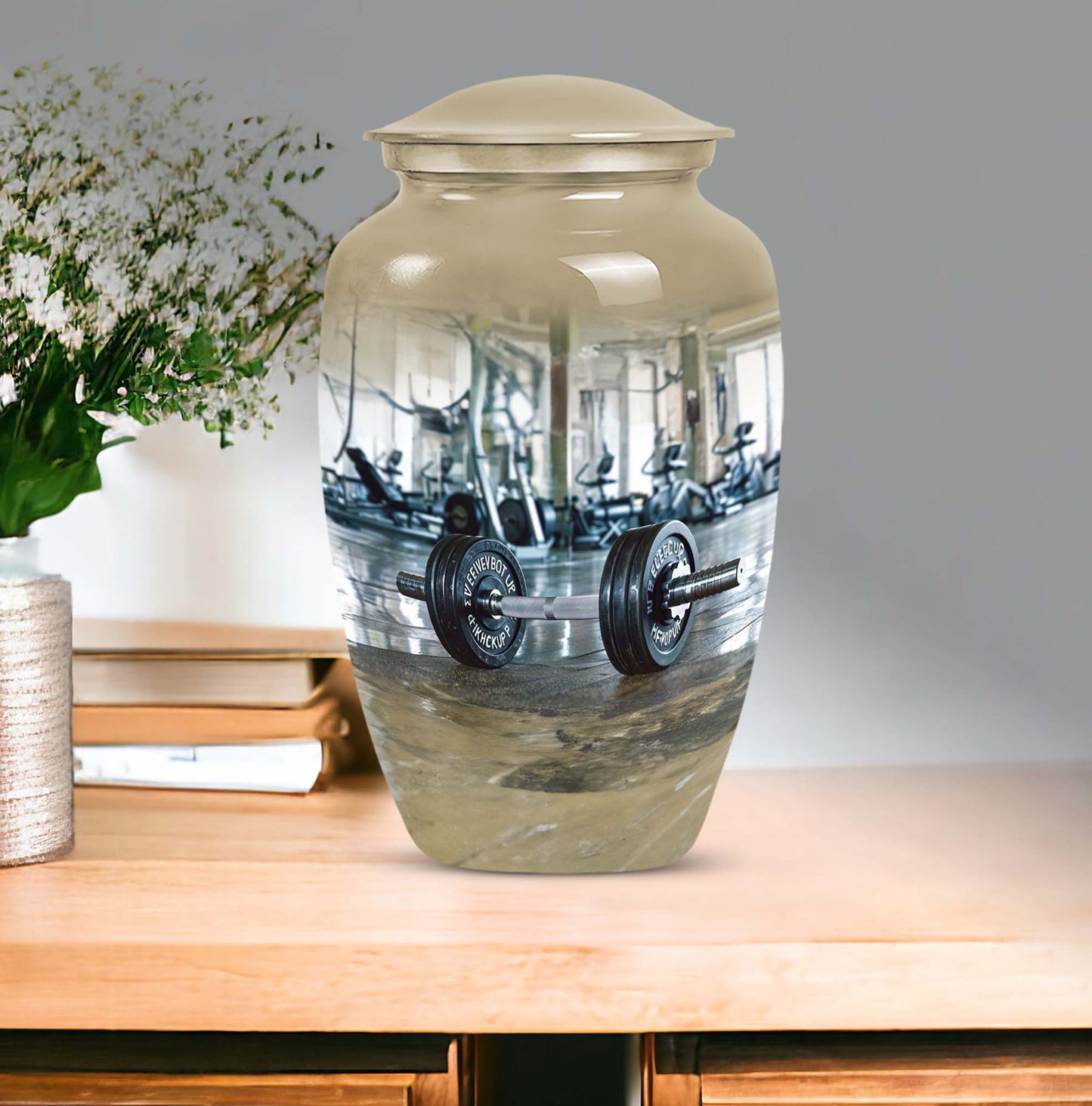 10-inch classic Dumbles urn for adult ashes, 