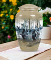 10-inch classic Dumbles urn for adult ashes, 