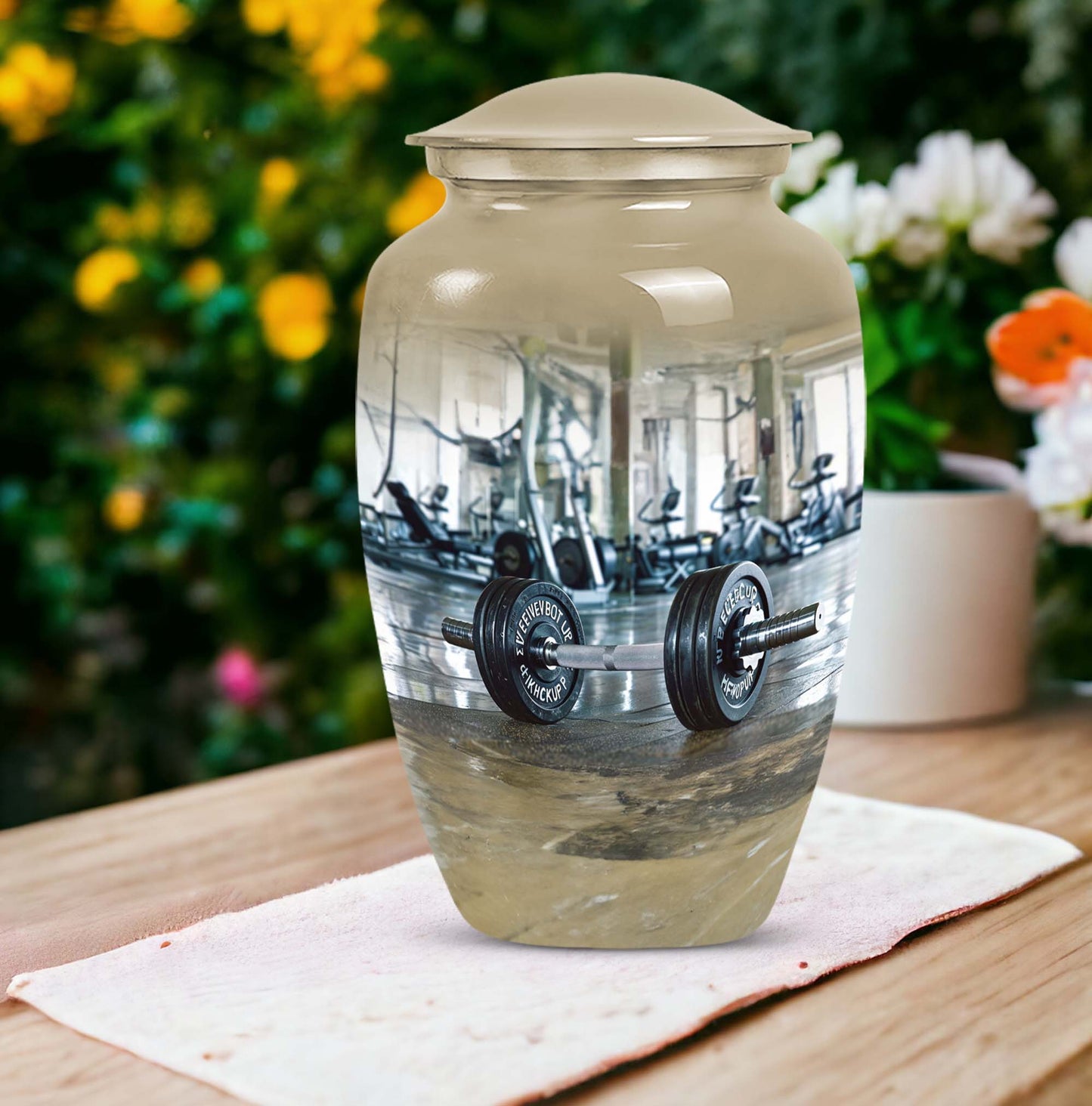 10-inch classic Dumbles urn for adult ashes, 