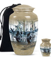 10-inch classic Dumbles urn for adult ashes, 