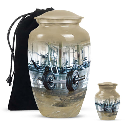 10-inch classic Dumbles urn for adult ashes, 