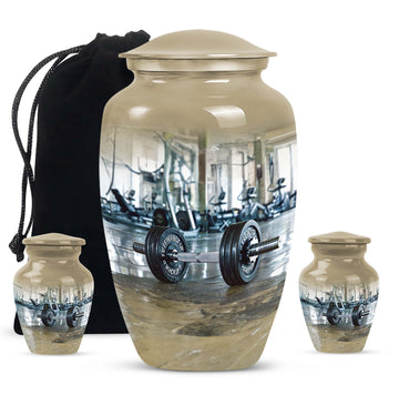 Large Urn with 2 Mini Urn