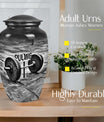 Classic urn Dumbles Memorial Funeral Urn for human ashes