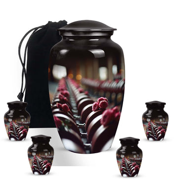 Large Urn with 4 Small Urn