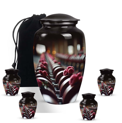 Dumbles urn suitable for adult ashes