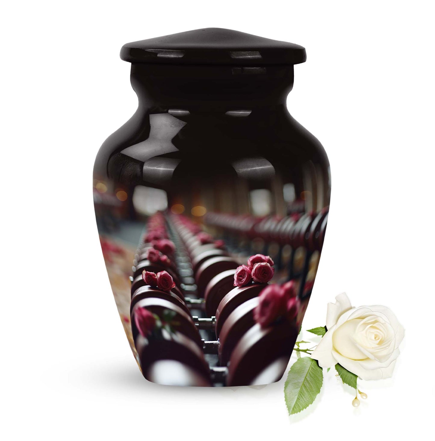 Dumbles urn suitable for adult ashes