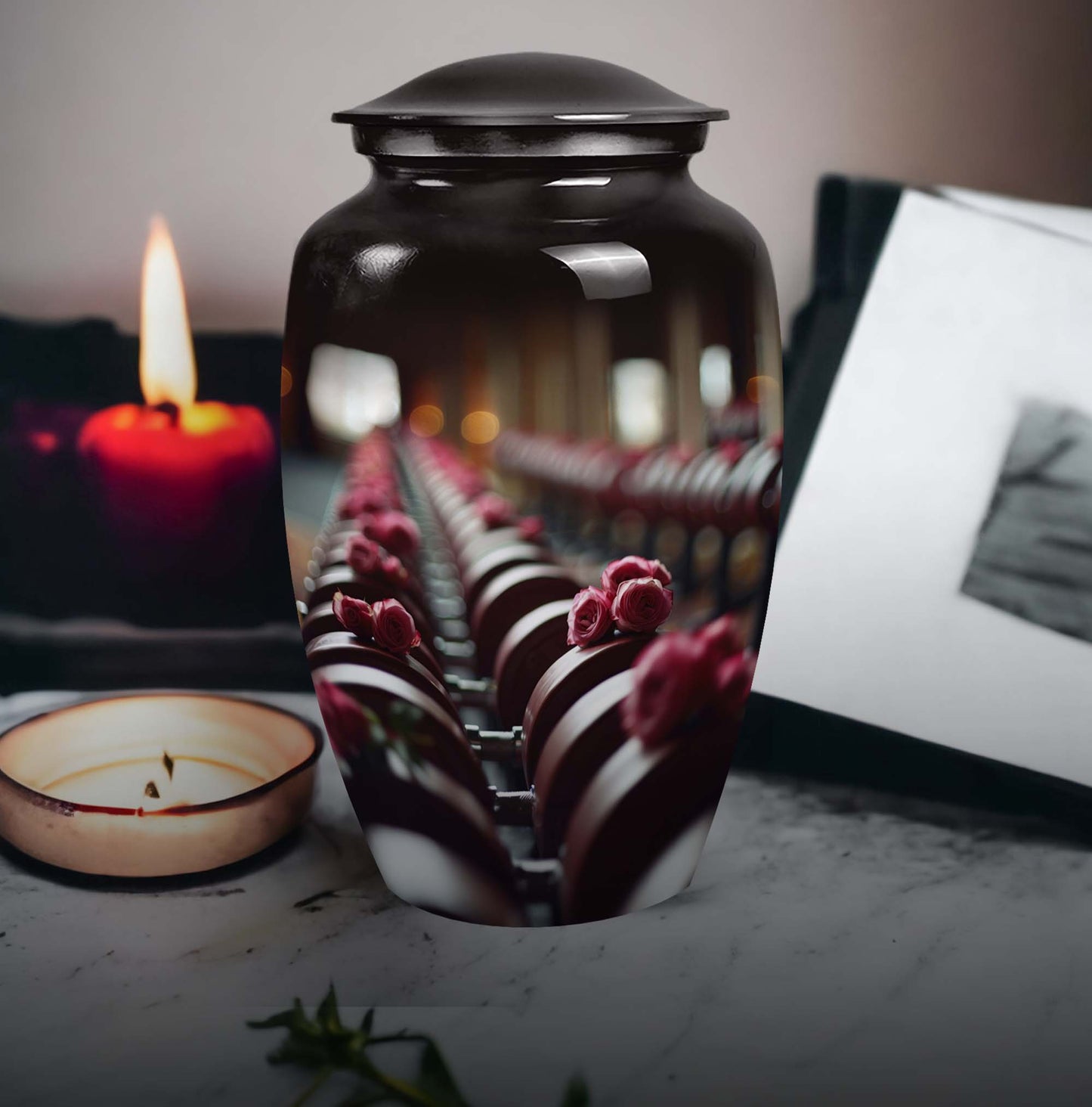 Dumbles urn suitable for adult ashes