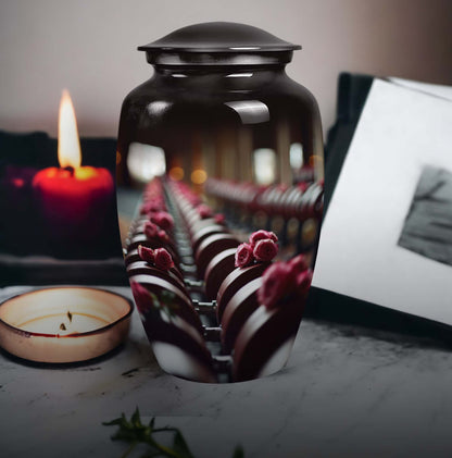 Dumbles urn suitable for adult ashes