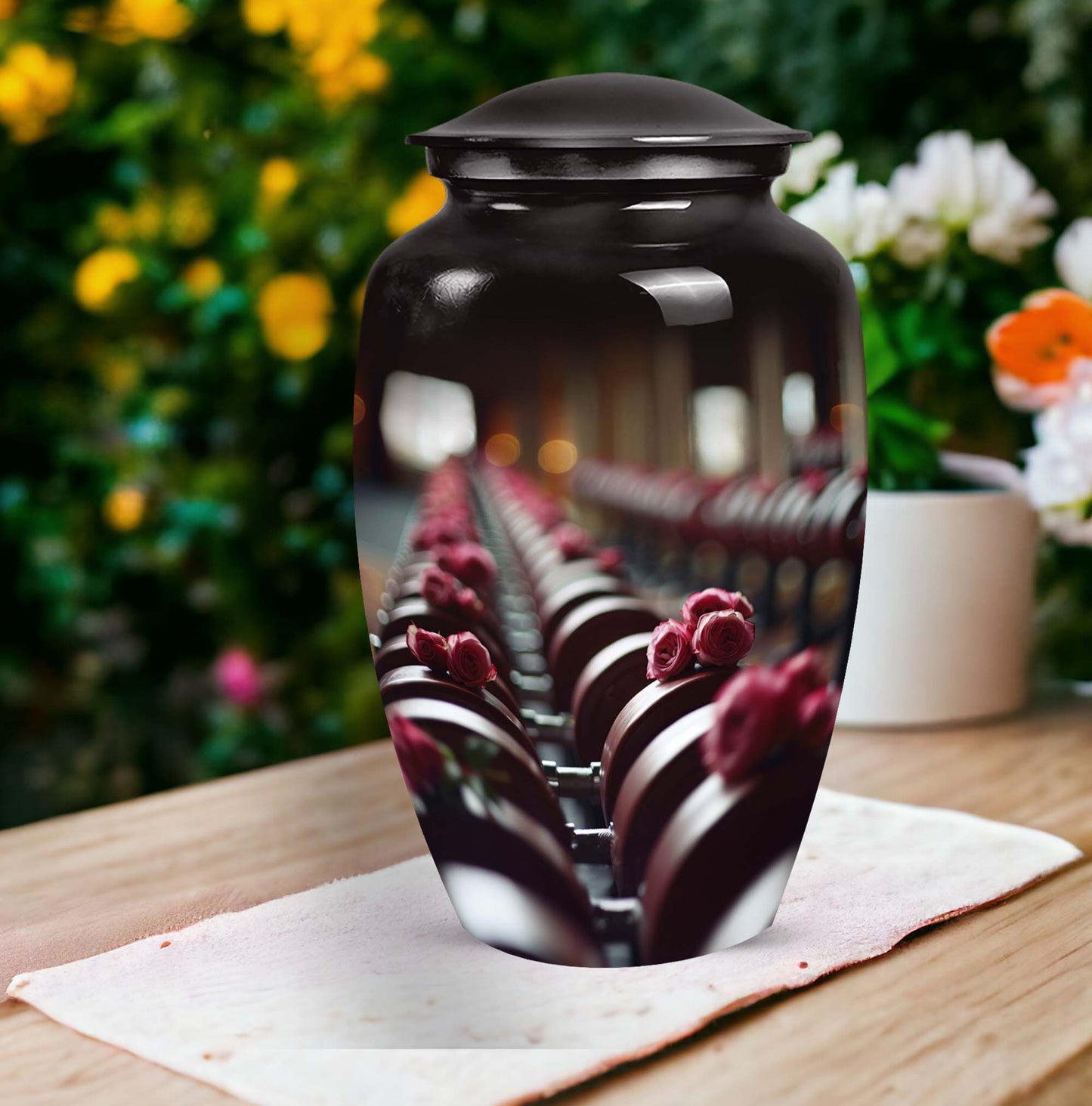 Dumbles urn suitable for adult ashes