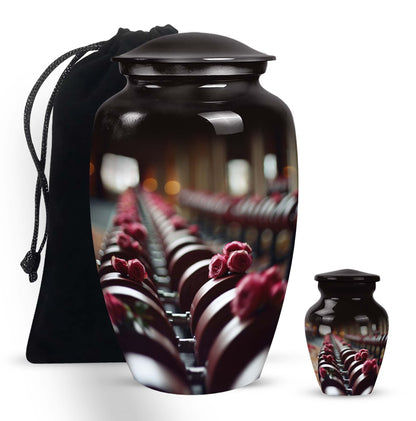 Dumbles urn suitable for adult ashes