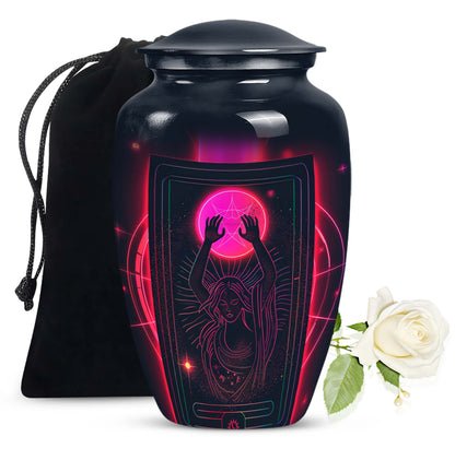 Classic 10-inch Tarot Urn made of aluminium for adult 