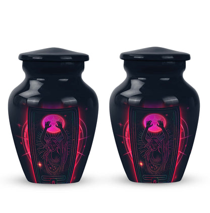 Classic 10-inch Tarot Urn made of aluminium for adult 