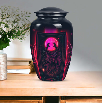 Classic 10-inch Tarot Urn made of aluminium for adult 