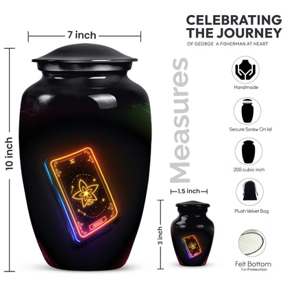 Tarot Urn human ashes, 