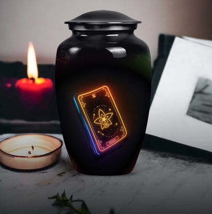 Tarot Urn human ashes, 