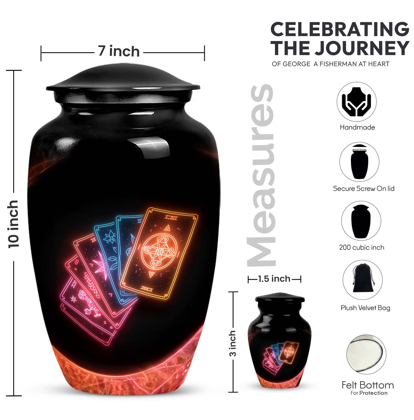  Tarot Urn