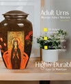 10-inch Tarot Urn, aluminium memorial forever urn.