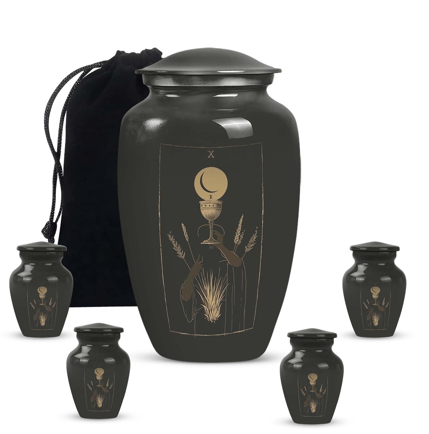  Tarot urn with abstract 