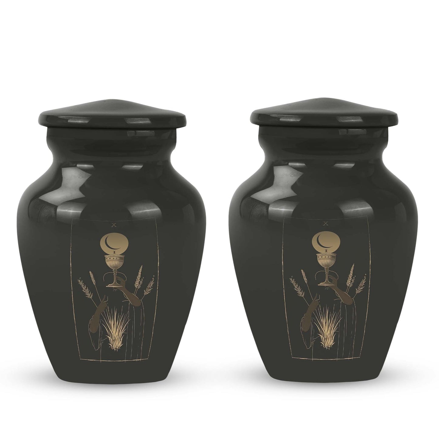  Tarot urn with abstract 
