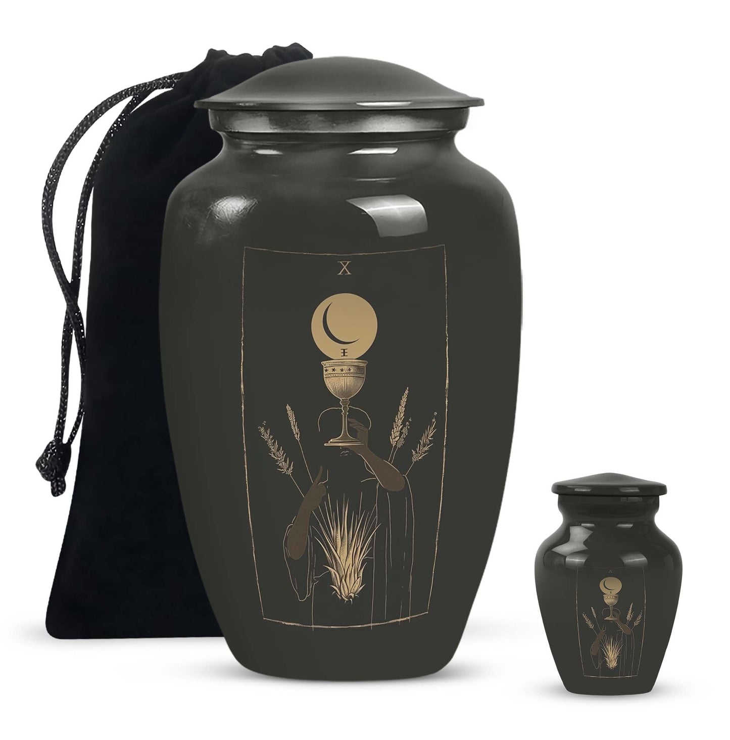  Tarot urn with abstract 