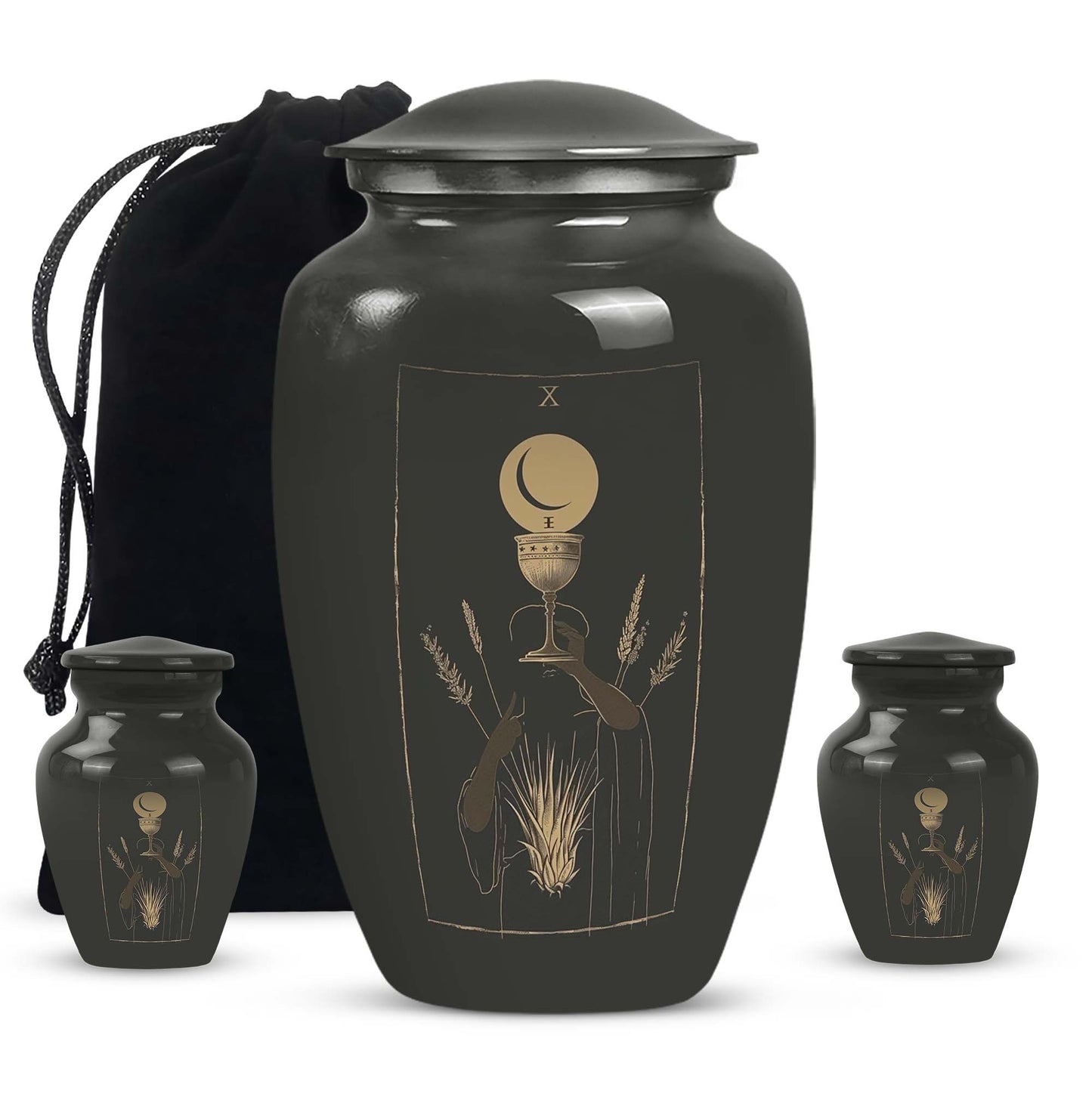  Tarot urn with abstract 