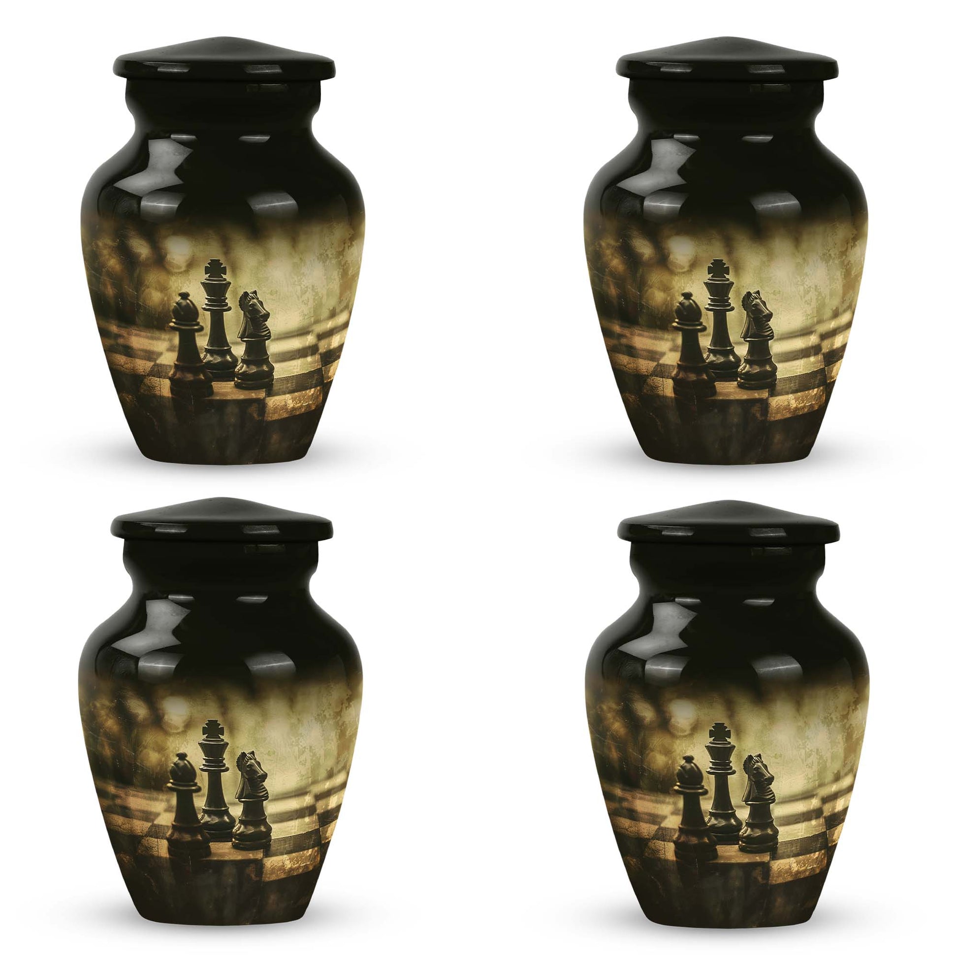 Chess Urn for adult human ashes