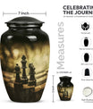 Chess Urn for adult human ashes